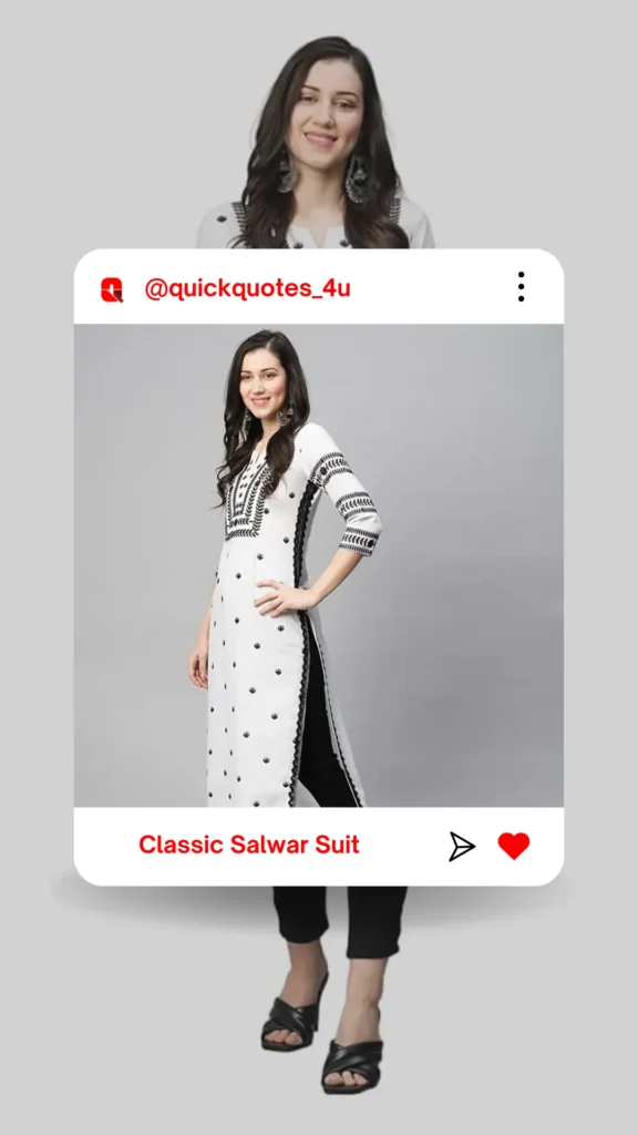 21 Stunning Outfit Ideas for Girls on Graduation Day 19 Classic Salwar Suit