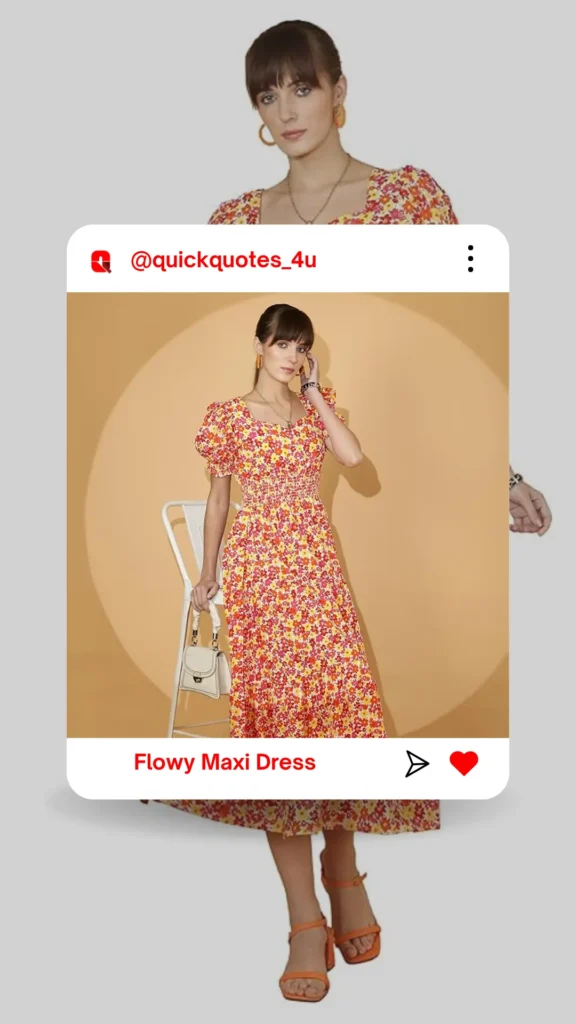 21 Stunning Outfit Ideas for Girls on Graduation Day 12 Flowy Maxi Dress