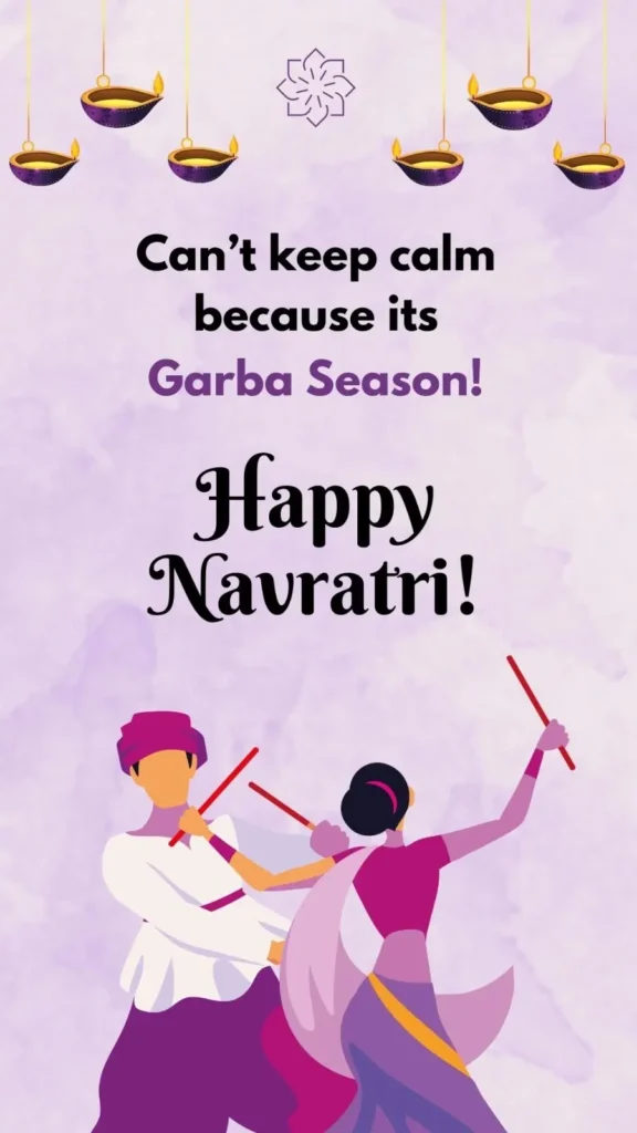 Colorful Navratri Wishes 2025