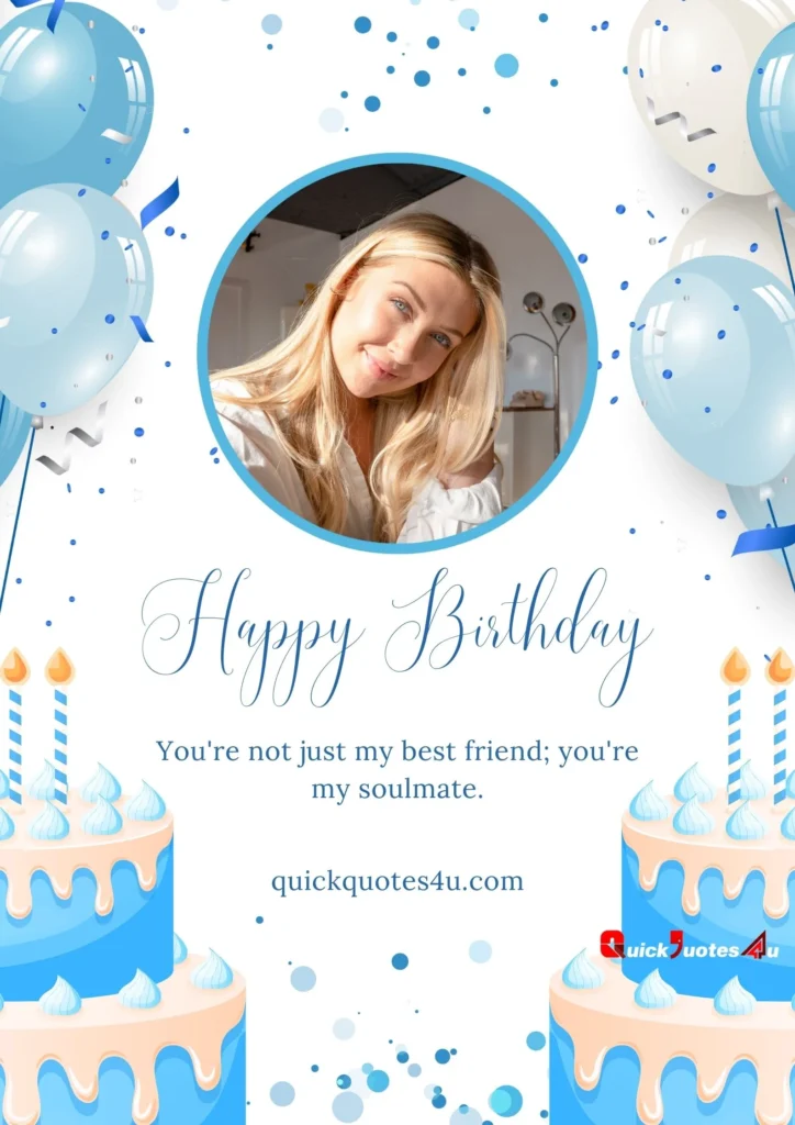 Beautiful birthday card designs with touching wishes for a best friend