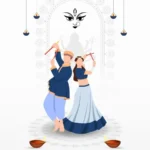 Complete Guide to Navratri Wishes 2025: Heartfelt Messages, Greetings & Blessings 15 Durga Maa face with trishul and Shubh Navratri text