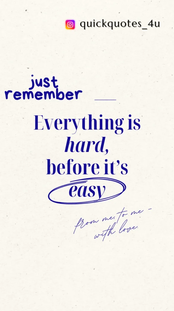 Minimalist self-love quote graphic for Instagram feed inspiration