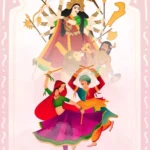 Complete Guide to Navratri Wishes 2025: Heartfelt Messages, Greetings & Blessings 22 Group of women dancing Garba in traditional attire during Navratri night