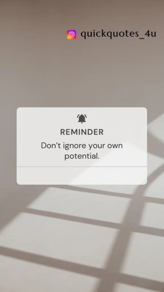 Powerful self-love quote in elegant typography for Instagram bio ideas