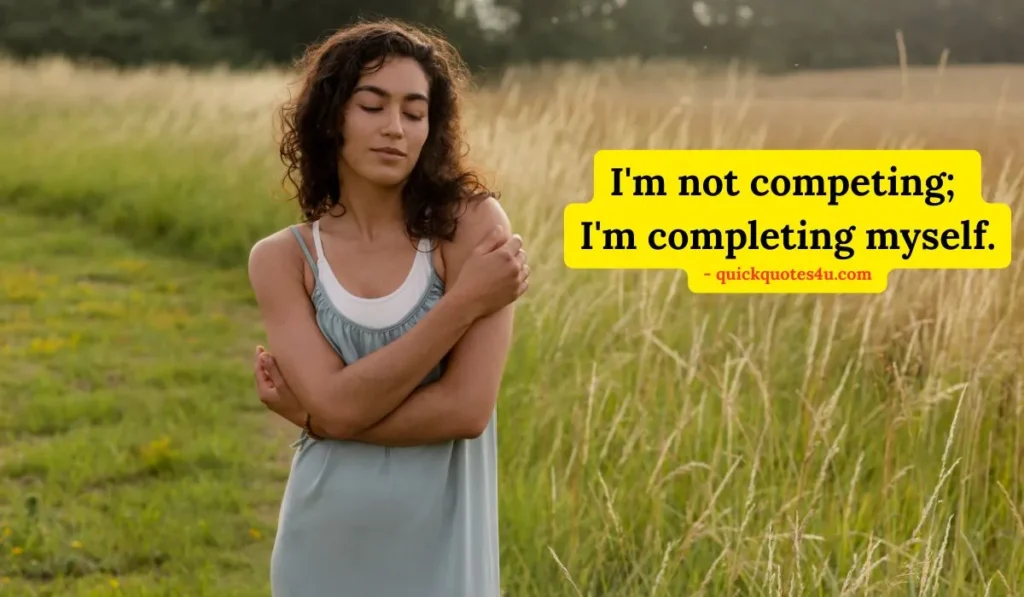 Empowering self-love quote graphic to boost Instagram engagement.