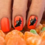 Best Halloween Nail Art Ideas 2025 You'll Want to Try Right Now 23 Orange and black Halloween nail trends 2025