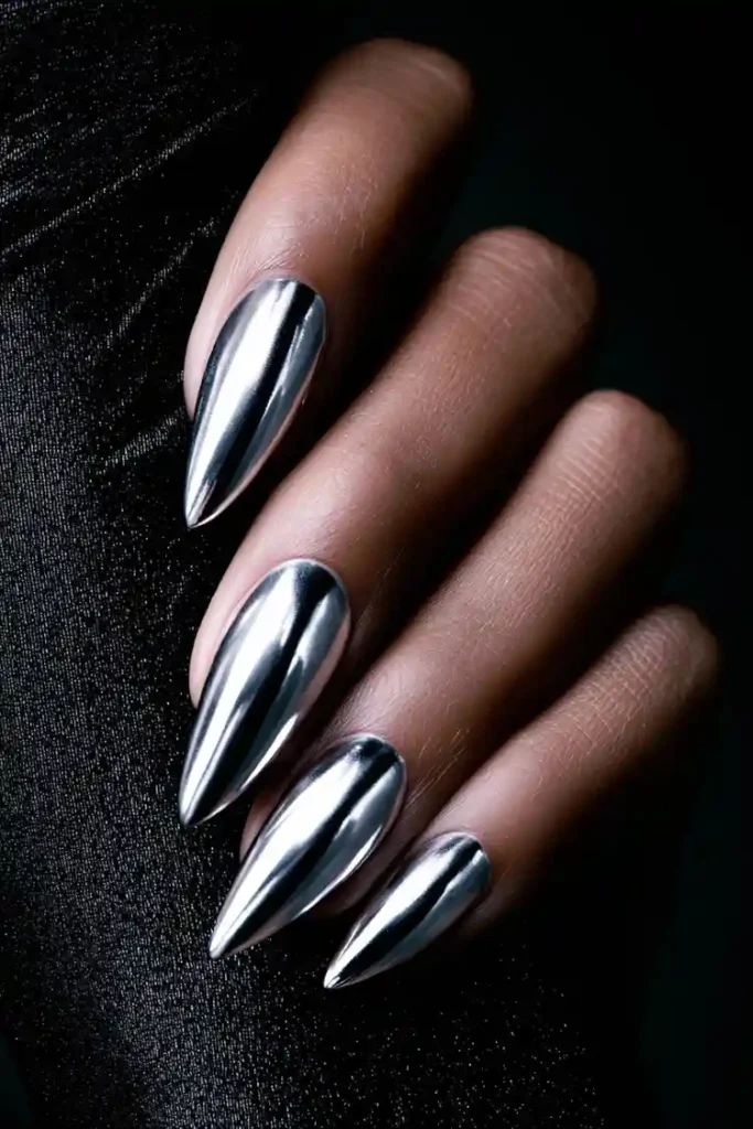 Best Halloween Nail Art Ideas 2025 You'll Want to Try Right Now 10 ghost and pumpkin nails ideas