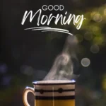 Motivational good morning quotes with coffee cup