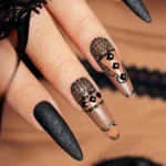Best Halloween Nail Art Ideas 2025 You'll Want to Try Right Now 24 Glow in the dark Halloween nails spooky look