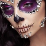 Spooky Halloween makeup look 2025 for a creepy effect