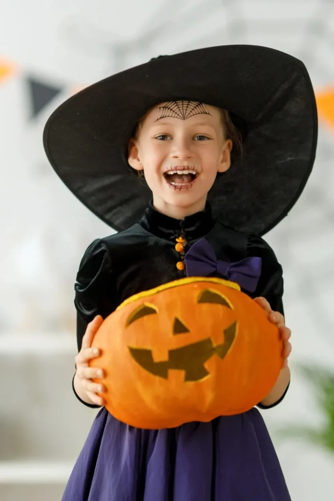 Adorable Halloween Makeup Looks for Kids 2025: Safe & Simple Designs 2 witch and vampire makeup for kids