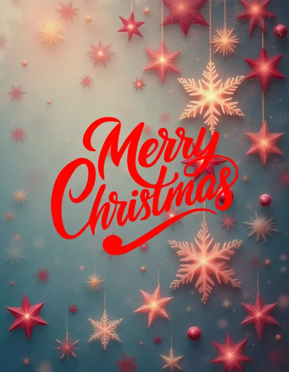 Joyful Merry Christmas celebration at home