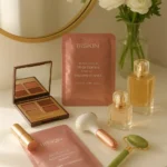 Beauty and skincare gift ideas for women featuring premium makeup and tools