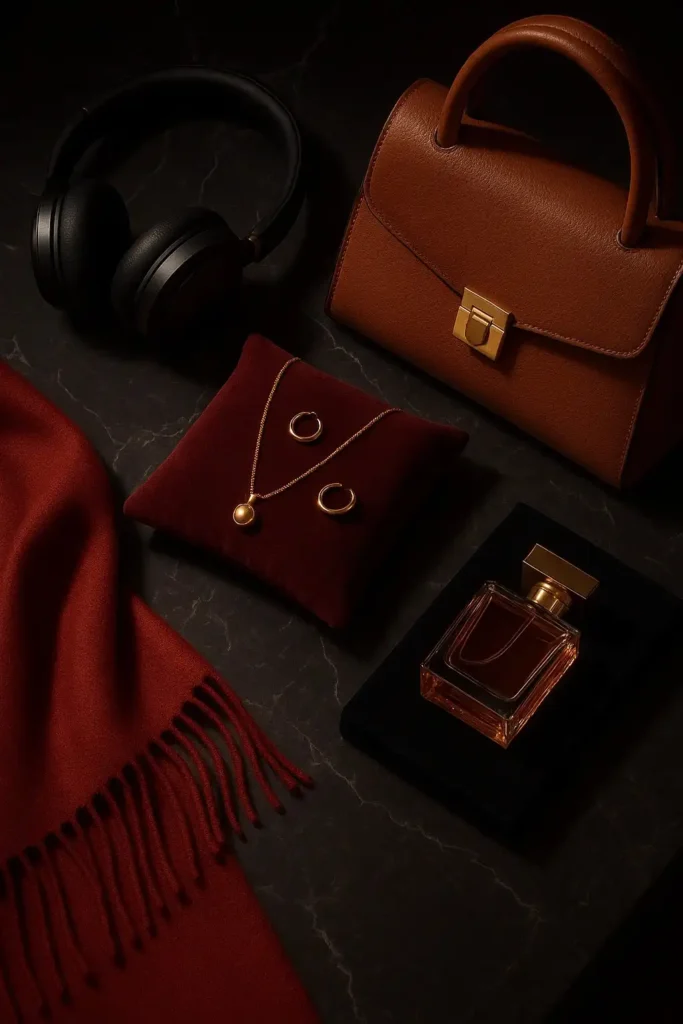 Luxury Christmas gifts for women 2025 featuring designer accessories and jewelry