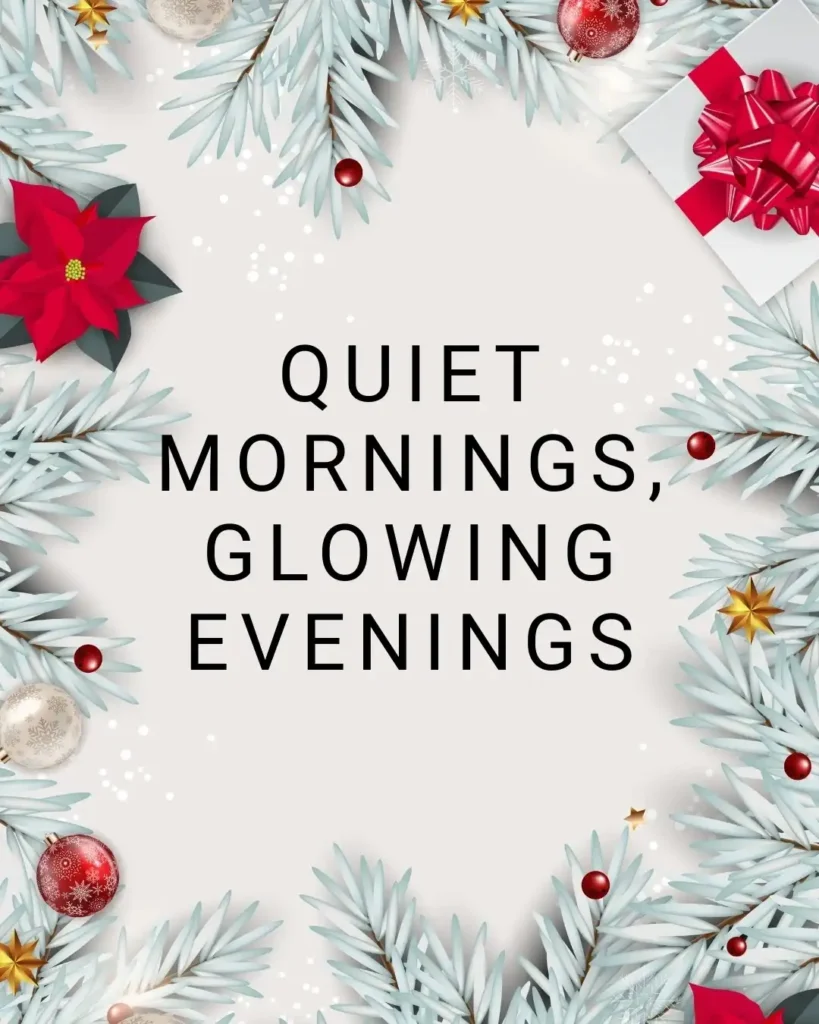 Christmas countdown captions for December 2025 posts