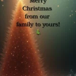 Short Christmas captions for Instagram on festive background