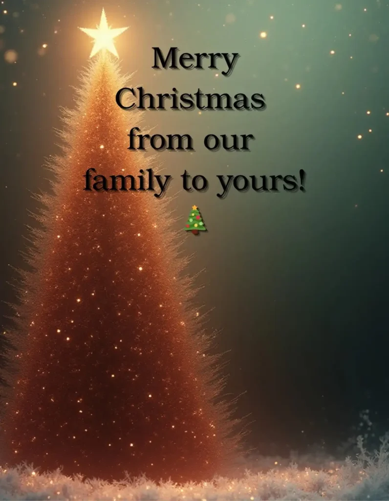 Short Christmas captions for Instagram on festive background