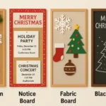 Types of Christmas bulletin boards
