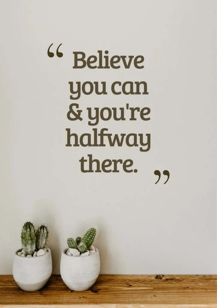 Inspirational life quotes nature background